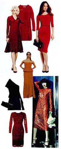 Dresses for every body; look for the new orange!